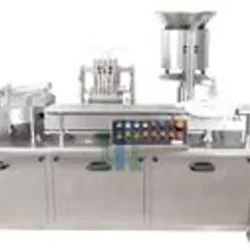 Commercial Automatic Liquid Vial Filling & Rubber Stoppering Machine